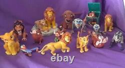 Ensemble De 13 Lion King Figurines Assortiment 1994 Disney Mcds, Bk, Applaudissements, Tsumura