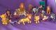 Ensemble De 13 Lion King Figurines Assortiment 1994 Disney Mcds, Bk, Applaudissements, Tsumura