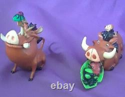 Ensemble De 13 Lion King Figurines Assortiment 1994 Disney Mcds, Bk, Applaudissements, Tsumura