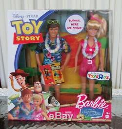 Ensemble De Poupées Barbie Et Ken De Disney Pixar Toy Story À Hawaii Hawaiian Vacation Nouveau Dans La Boîte