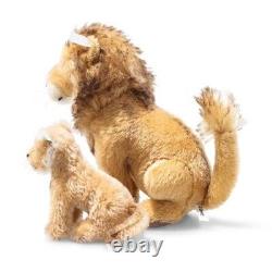 Ensemble STEIFF Roi Lion Mufasa Simba Disney Édition Limitée EAN 356179 Mohair 17cm Neuf