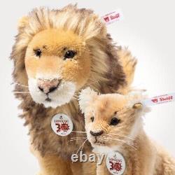 Ensemble STEIFF Roi Lion Mufasa Simba Disney Édition Limitée EAN 356179 Mohair 17cm Neuf