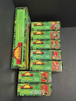Ensemble complet de bébés amis de la jungle du Roi Lion vintage RARE en parfait état HTF