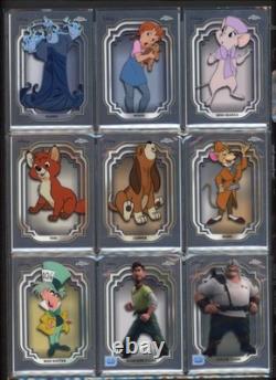 Ensemble complet de cartes de base Topps Chrome Disney 0-200 + pack Le Roi Lion NM Mickey