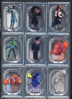 Ensemble complet de cartes de base Topps Chrome Disney 0-200 + pack Le Roi Lion NM Mickey