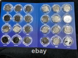 Ensemble complet de collection Walt Disney 24 pièces en argent - La Reine des Neiges, Le Roi Lion et plus encore