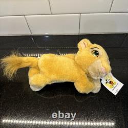 Ensemble de 6 bracelets en peluche VTG années 1990 Disney World Le Roi Lion Neuf NWT Rare ! 8C