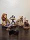 Ensemble De 6 Pi&egrave;ces Wdcc Disney Le Roi Lion 5&egrave;me Anniversaire Rare Sans Coa