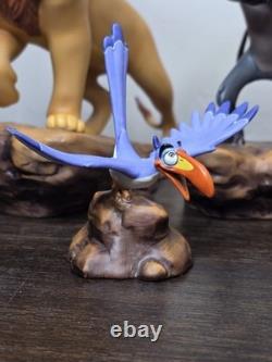 Ensemble de 6 pièces WDCC Disney Le Roi Lion 5ème Anniversaire RARE Sans COA
