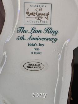 Ensemble de 6 pièces WDCC Disney Le Roi Lion 5ème Anniversaire RARE Sans COA