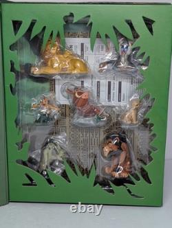 Ensemble de 7 ornements en édition limitée du livre d'histoires de la convention Safari du Roi Lion de Disney
