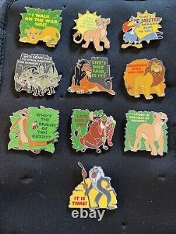 Ensemble de broches Disney Le Roi Lion pour le 25ème anniversaire - Collection Mystère Complète