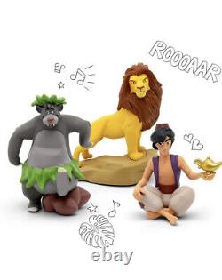 Ensemble de démarrage Tonies Toniebox Disney Favourites Le Roi Lion, Aladdin & Le Livre de la Jungle.
