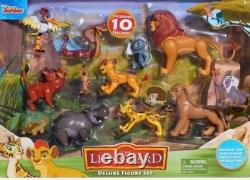 Ensemble de figurines Disney Le Roi Lion de 10 Timon, Pumba et Simba