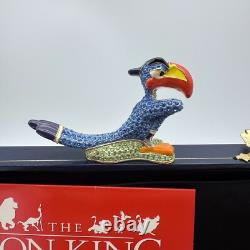 Ensemble de figurines des frères Arribas Disney avec des cristaux Swarovski Le Roi Lion