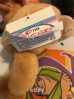 Ensemble de peluches Lion King 1994 Rare Disney Store avec étiquettes Simba Rafiki Timon Pumbaa