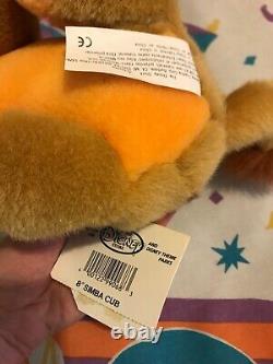 Ensemble de peluches Lion King 1994 Rare Disney Store avec étiquettes Simba Rafiki Timon Pumbaa