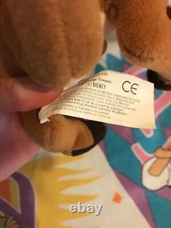 Ensemble de peluches Lion King 1994 Rare Disney Store avec étiquettes Simba Rafiki Timon Pumbaa