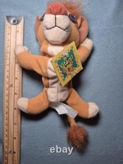 Ensemble de peluches Vitani et Kiara du Roi Lion 2 de Disney, rare, vintage 1998 (fierté de Simba)