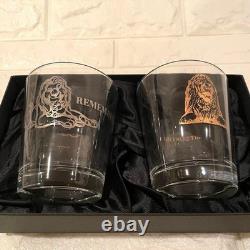 Ensemble de verres en paire de statues de lions du Roi Lion Disney pour le 350e anniversaire de Mitsukoshi, nouveau