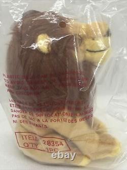 Ensemble exclusif Disney Store Le Roi Lion de 5 peluches Bean Bag de 8 pouces scellées Rafiki Nala