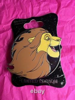 Épinglette Profil Simba WDI Disney 250 Profil Héros Expo D23 Roi Lion MOG