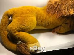 Euc Douglas Lion King Simba En Peluche Disney Énorme Jumbo Mufasa 1994 Nestle