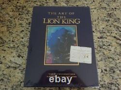 Exemplaire scellé rare du livre The Art of the Lion King en couverture rigide ! Limité à 3500.