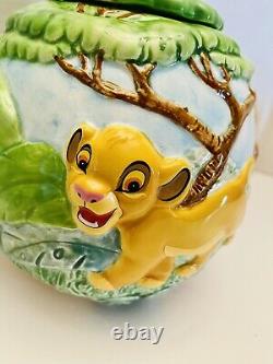 Extrêmement Rare 1994 Disney Lion King Schmid Simba Nala Théière Musicale En Céramique