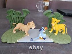 Extrêmement Rare! Walt Disney Le Roi Lion Simba Dans La Statue Figurine Jungle