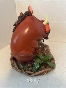 FIGURINE LE ROI LION TIMON ET PUMBAA NEUVE AVEC BOÎTE Art Des Parcs Disney Lb