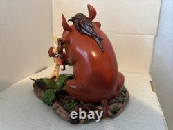 FIGURINE LE ROI LION TIMON ET PUMBAA NEUVE AVEC BOÎTE Art Des Parcs Disney Lb
