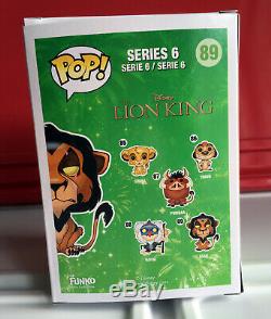 Figurine En Vinyle Mib Disney Scar King King Funko Pop # 89
