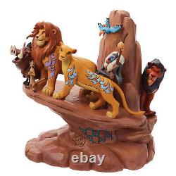 Figurine Jim Shore Disney LION KING SCULPTÉ DANS LA PIERRE 6014329 Pride Rock