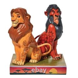 Figurine Jim Shore Disney Le Roi Lion Simba & Scar 16cm Enesco Traditions