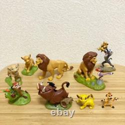 Figurine Le Roi Lion Ensemble 9 Simba Nala Mufasa Zazu Rafiki Timon Pumbaa DISNEY.