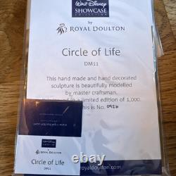 Figurine Royal Doulton Disney Showcase Cercle de la Vie DM11 Le Roi Lion Numéro 926