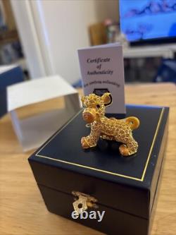 Figurine Simba Le Roi Lion Disney Arribas Brothers avec accents en cristal et finition dorée