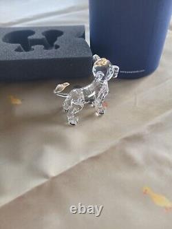 Figurine Swarovski Crystal SIMBA Disney Le Roi Lion 1048304 Parfait État