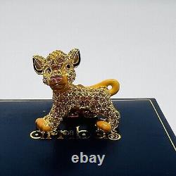 Figurine Swarovski en cristal de Simba, le Roi Lion des frères Arribas Disney