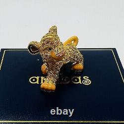 Figurine Swarovski en cristal de Simba, le Roi Lion des frères Arribas Disney