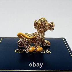 Figurine Swarovski en cristal de Simba, le Roi Lion des frères Arribas Disney