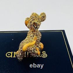 Figurine Swarovski en cristal de Simba, le Roi Lion des frères Arribas Disney