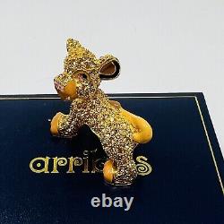 Figurine Swarovski en cristal de Simba, le Roi Lion des frères Arribas Disney