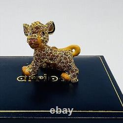 Figurine Swarovski en cristal de Simba, le Roi Lion des frères Arribas Disney