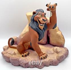 Figurine WDCC Villains Lion King's SCAR La vie n'est pas juste, n'est-ce pas? Retraité en 2002