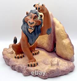 Figurine WDCC Villains Lion King's SCAR La vie n'est pas juste, n'est-ce pas? Retraité en 2002