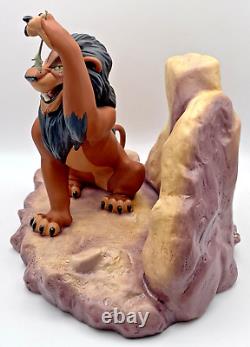 Figurine WDCC Villains Lion King's SCAR La vie n'est pas juste, n'est-ce pas? Retraité en 2002