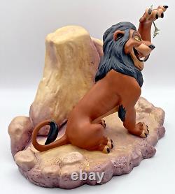 Figurine WDCC Villains Lion King's SCAR La vie n'est pas juste, n'est-ce pas? Retraité en 2002