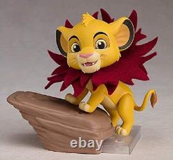 Figurine d'action Nendoroid Disney Lion King Simba en ABS et PVC à l'échelle non spécifiée, cadeau GoodSmile.